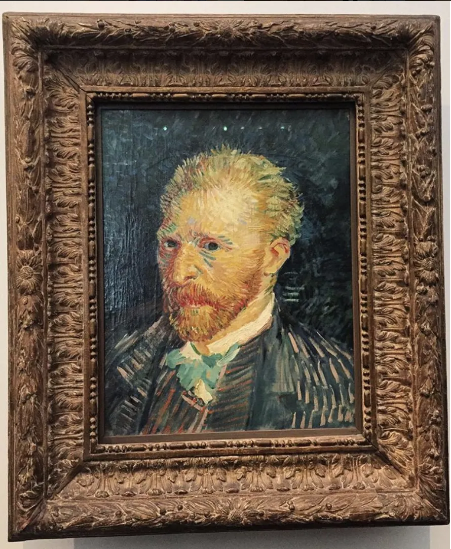 A Van Gogh self-portrait at the Louvre Abu Dhabi.