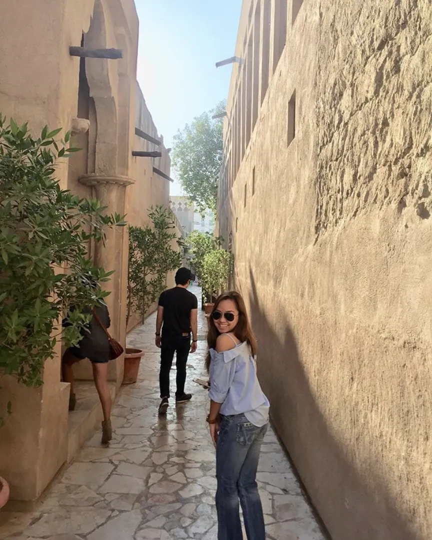 Wandering the narrow lanes near the old souk.