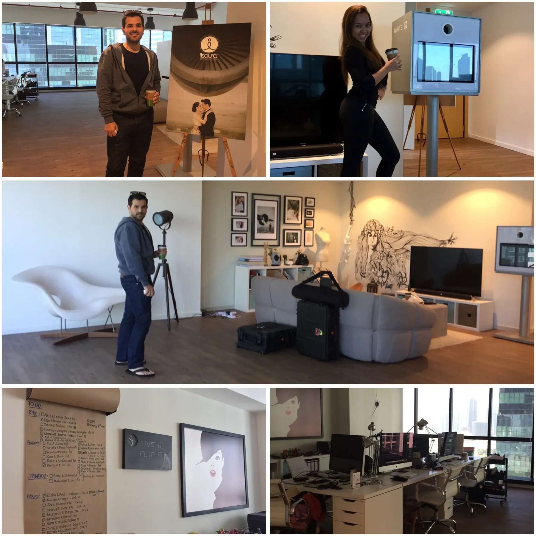 Behind the scenes at my sister’s agency and studio.